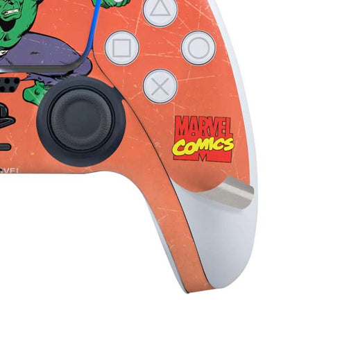 Marvel Classic Comics The Incredible Hulk PS5 Controller Skin